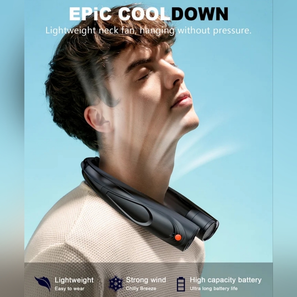 NECK FAN for outdoor activities indoor use